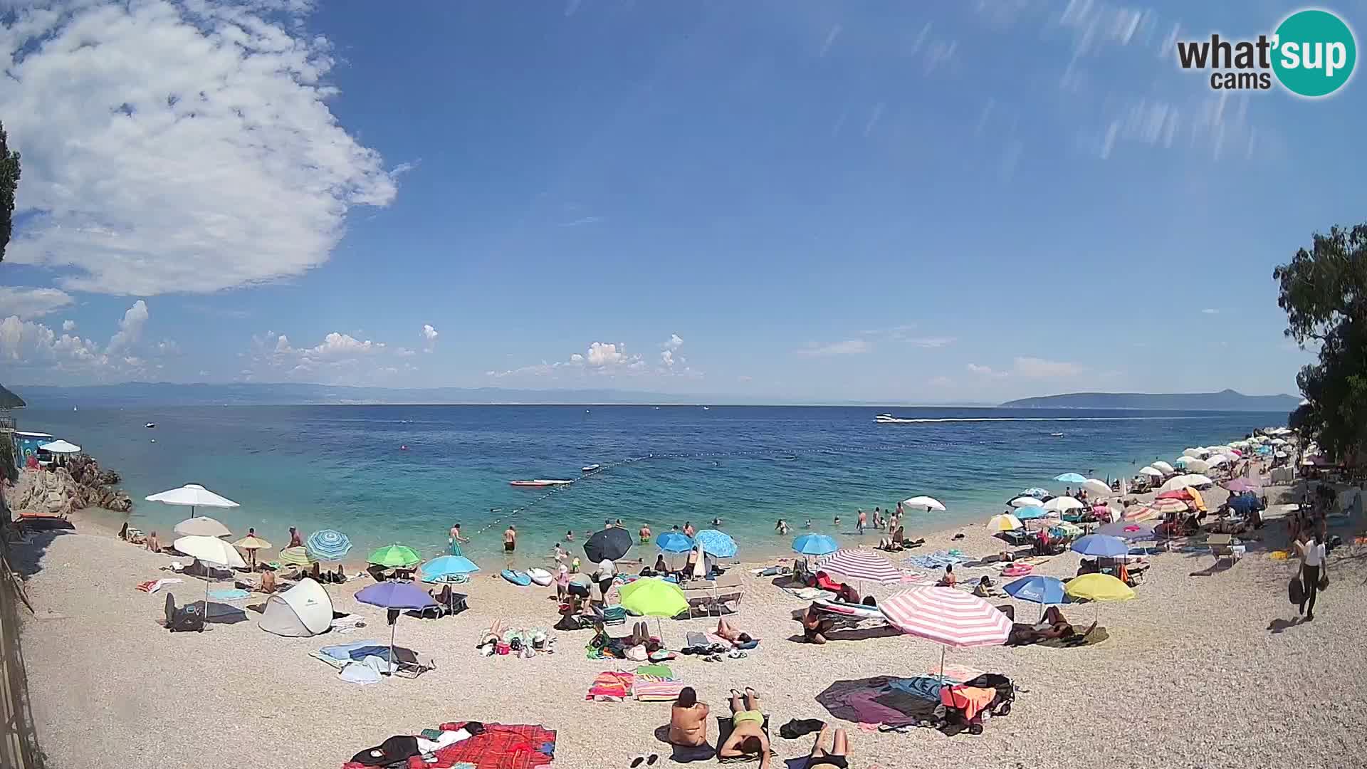 Webcam Sv. Ivan beach | Mošćenička Draga
