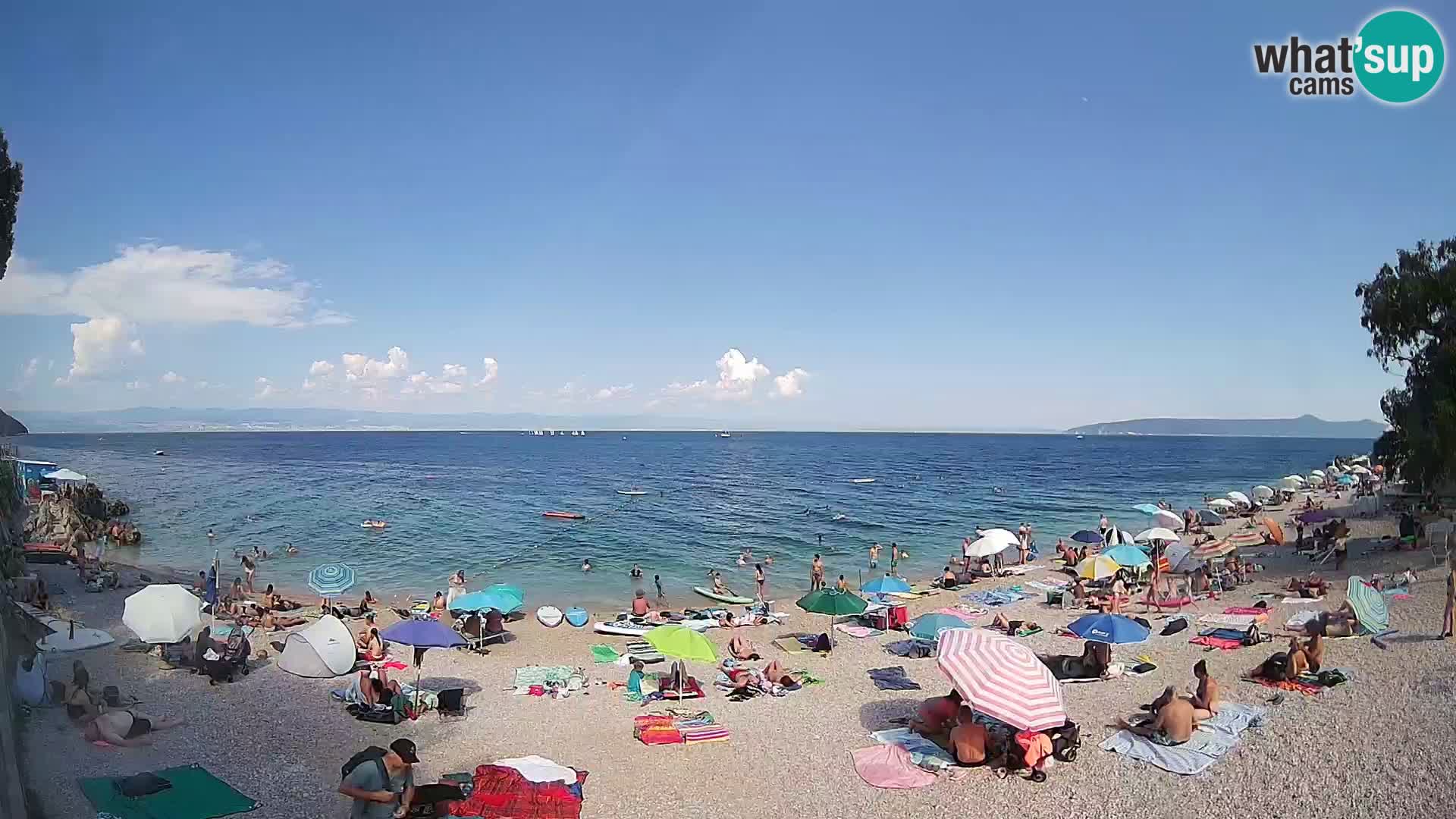 Webcam Sv. Ivan beach | Mošćenička Draga