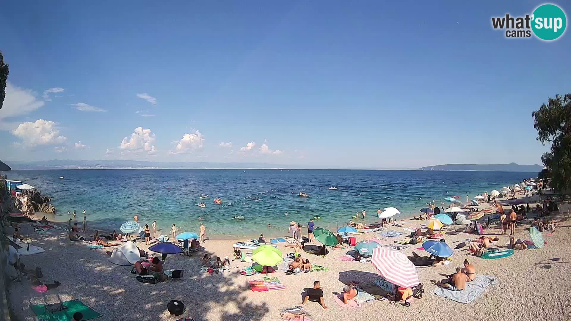 Webcam Sv. Ivan Strand | Mošćenička Draga
