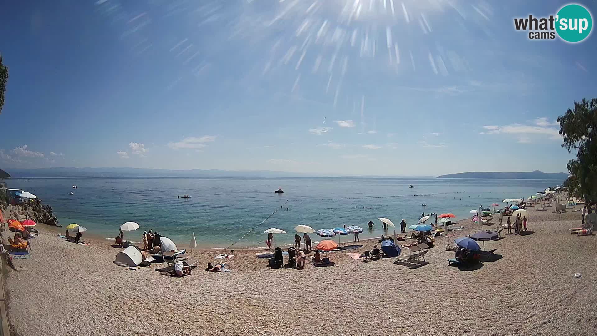 Webcam spiaggia Sv. Ivan | Draga di Moschiena