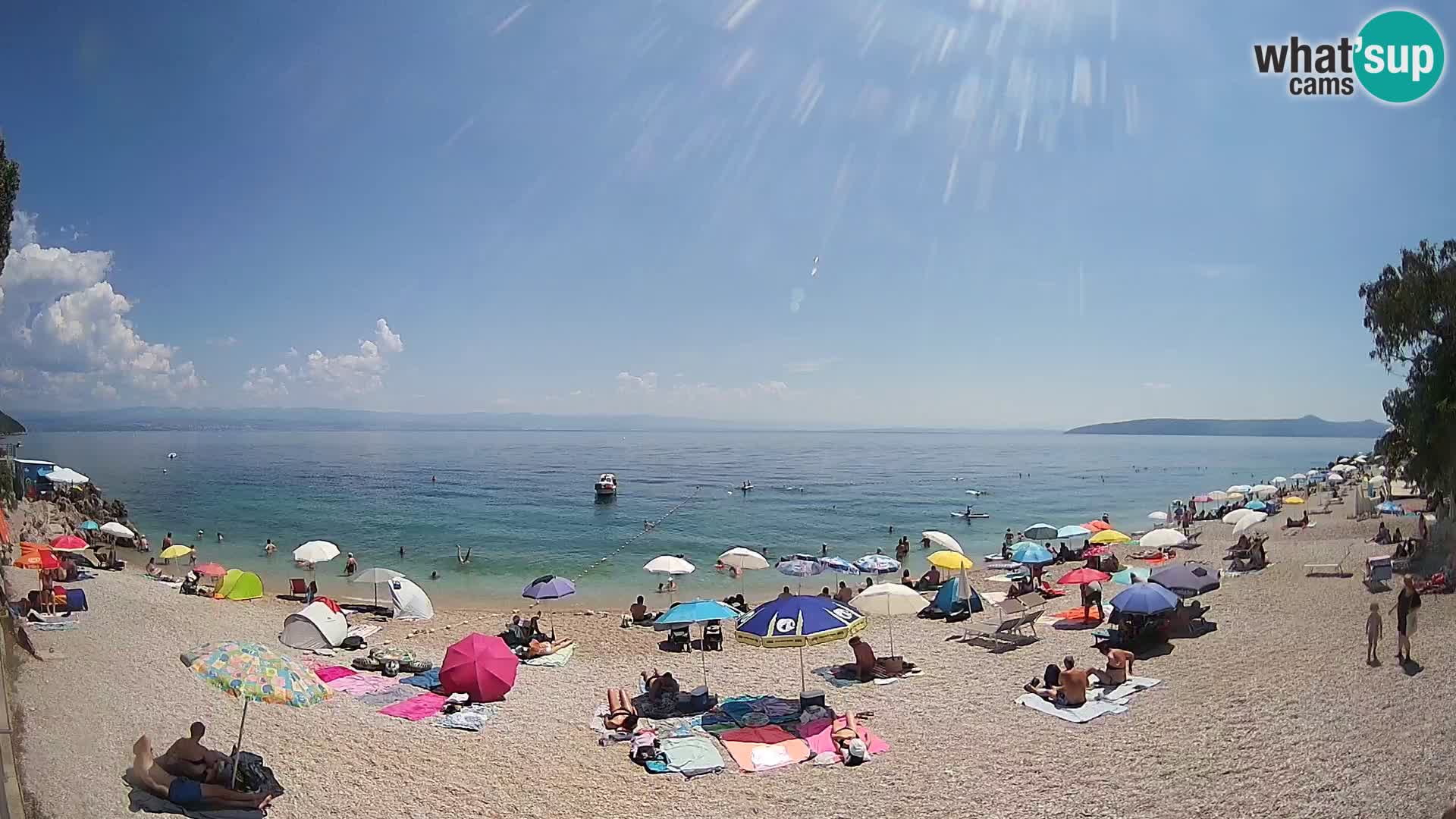 Spletna kamera plaža Sv. Ivan | Mošćenička Draga
