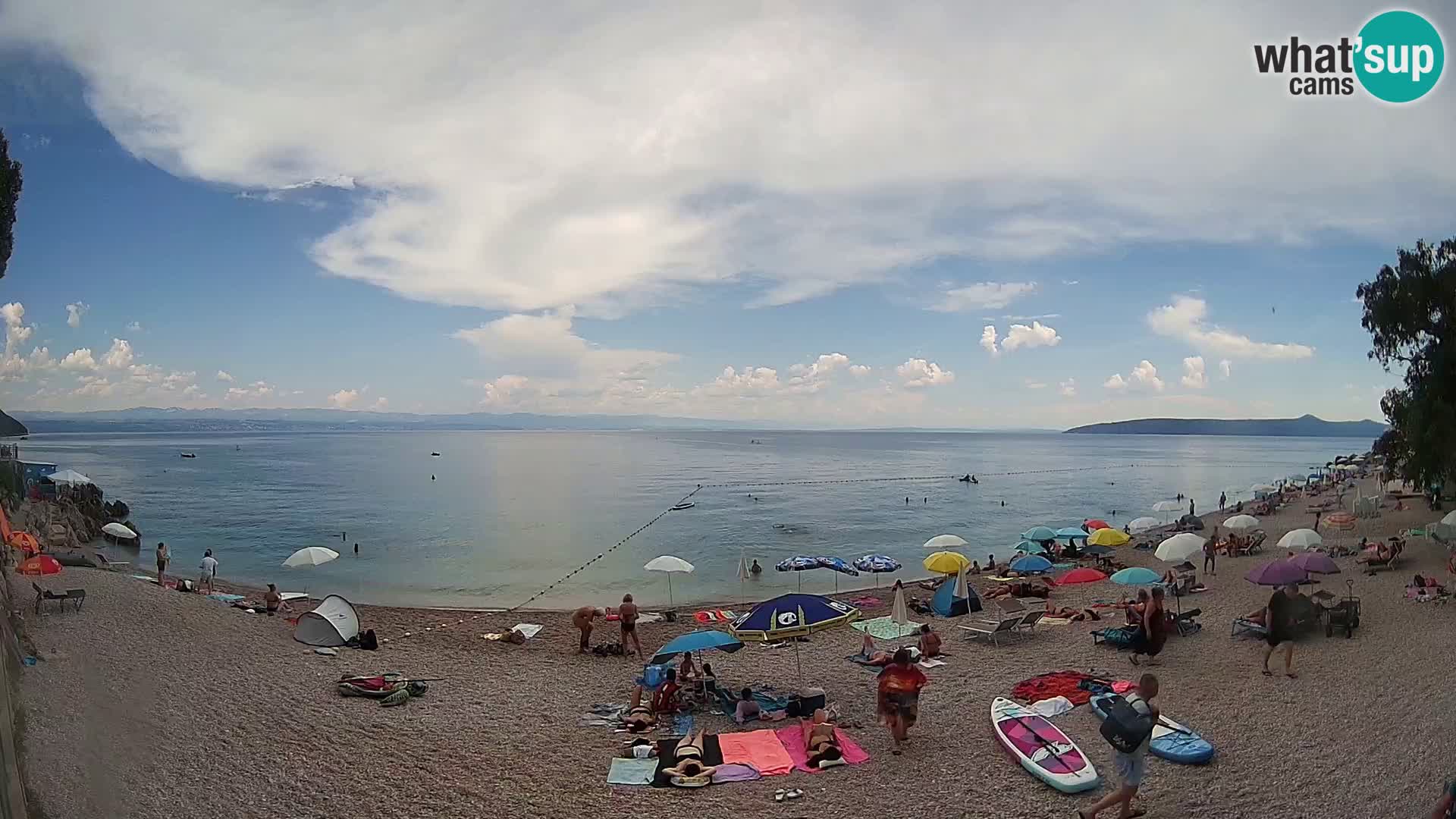 Webcam Sv. Ivan Strand | Mošćenička Draga