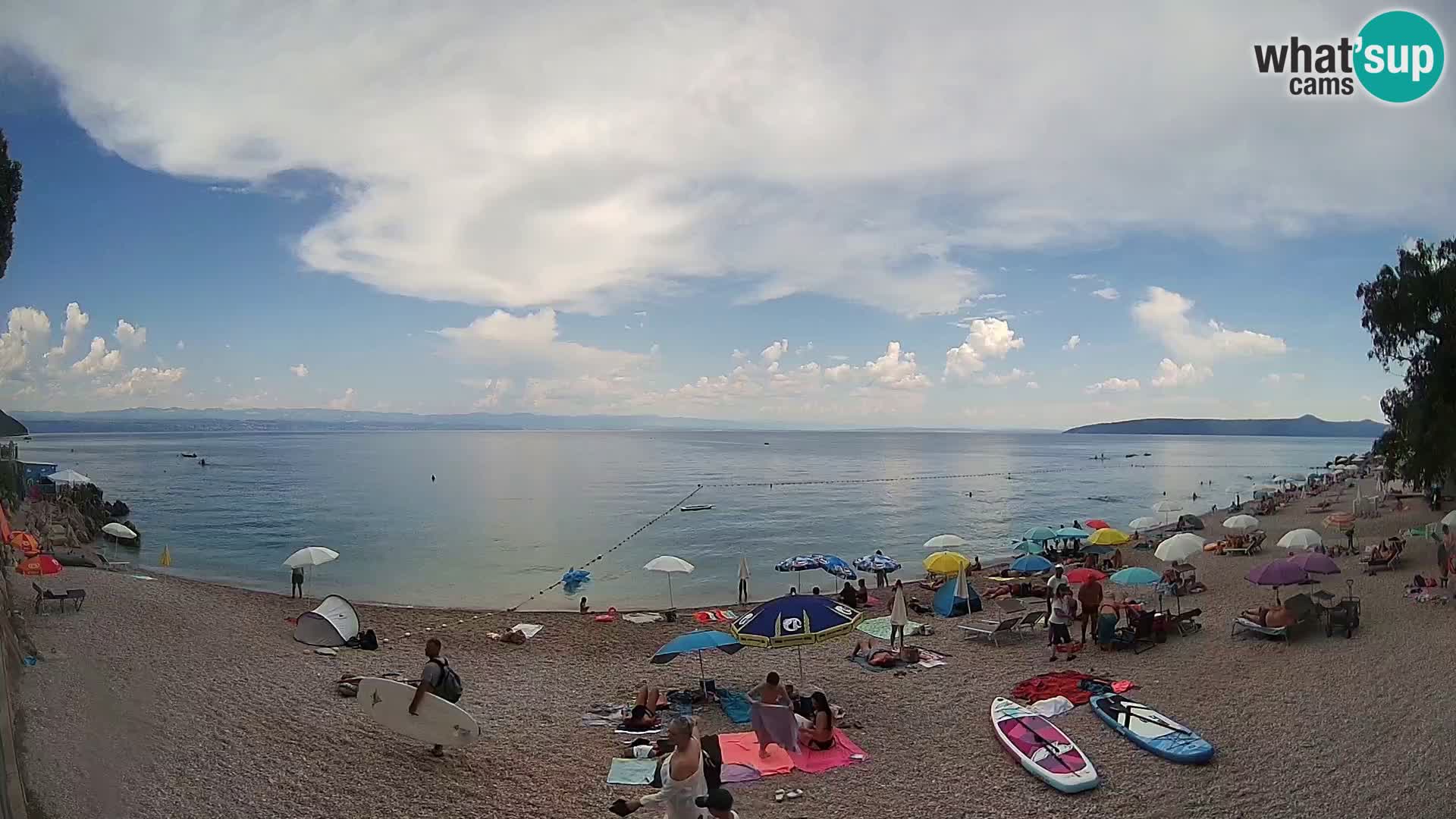 Spletna kamera plaža Sv. Ivan | Mošćenička Draga