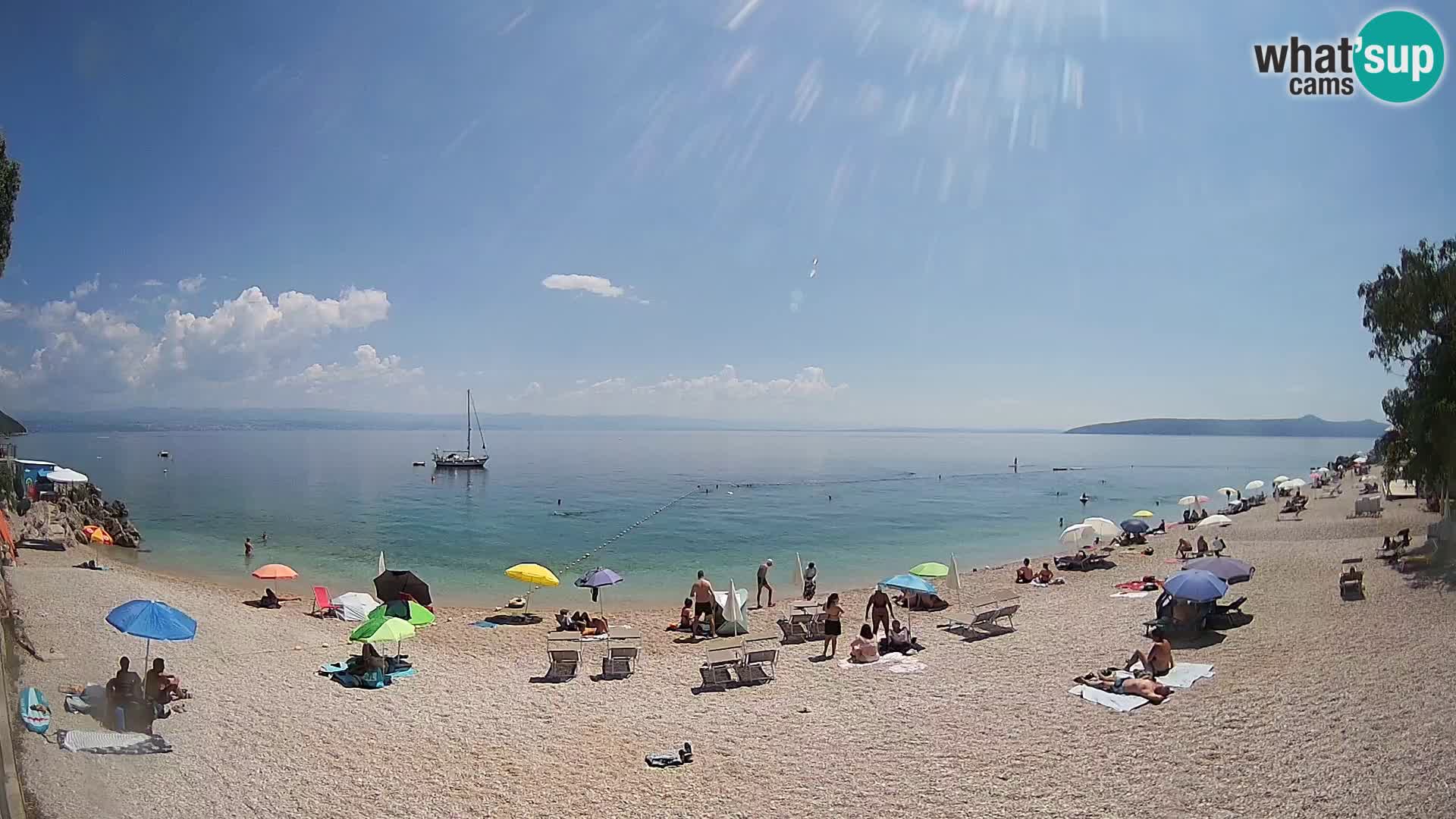 Spletna kamera plaža Sv. Ivan | Mošćenička Draga