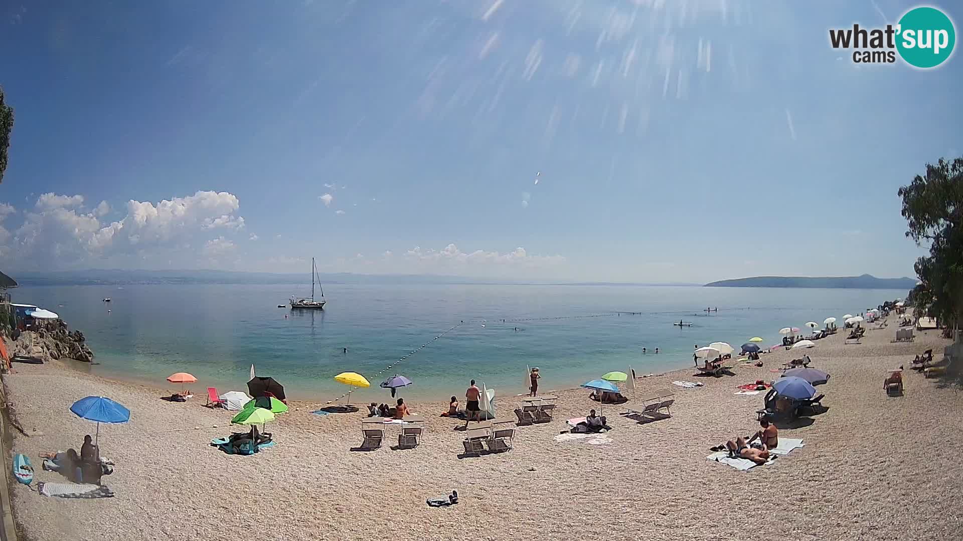 Spletna kamera plaža Sv. Ivan | Mošćenička Draga