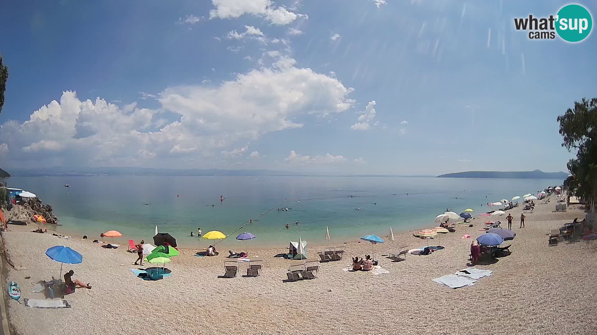 Webcam spiaggia Sv. Ivan | Draga di Moschiena
