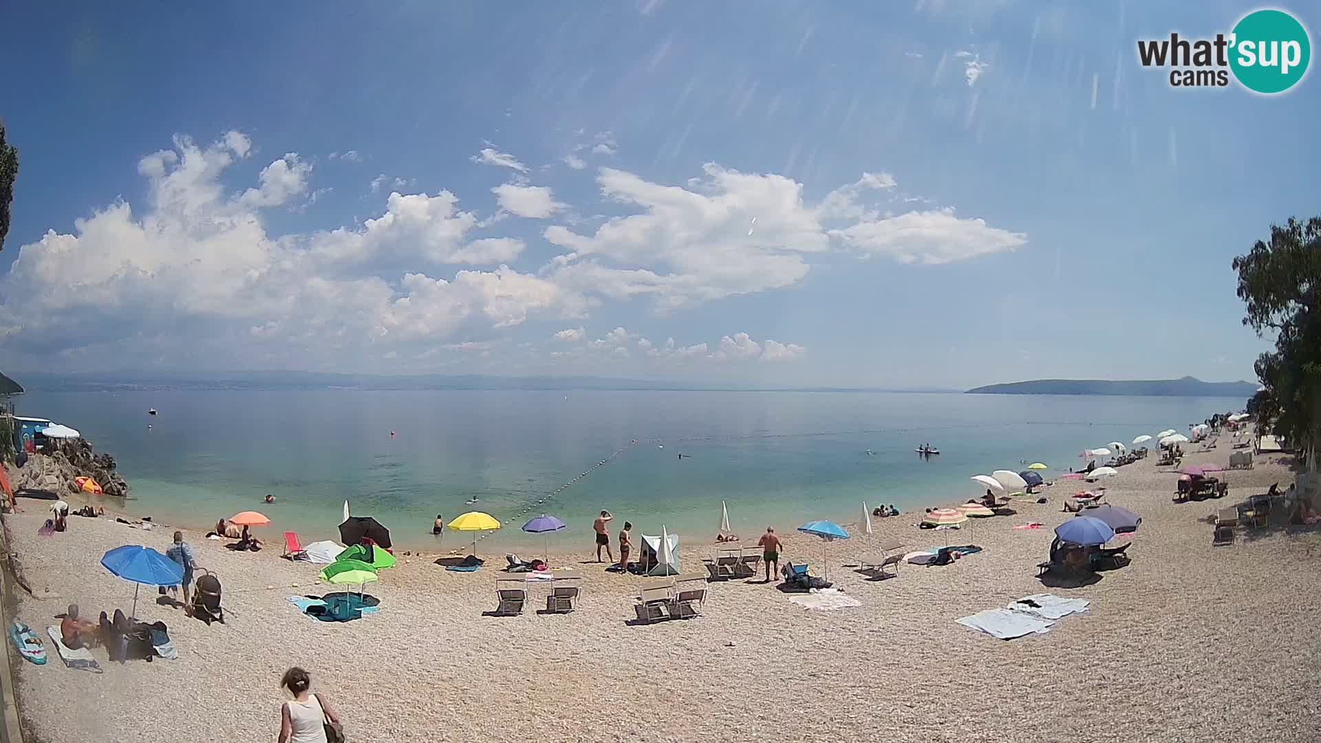Webcam Sv. Ivan beach | Mošćenička Draga