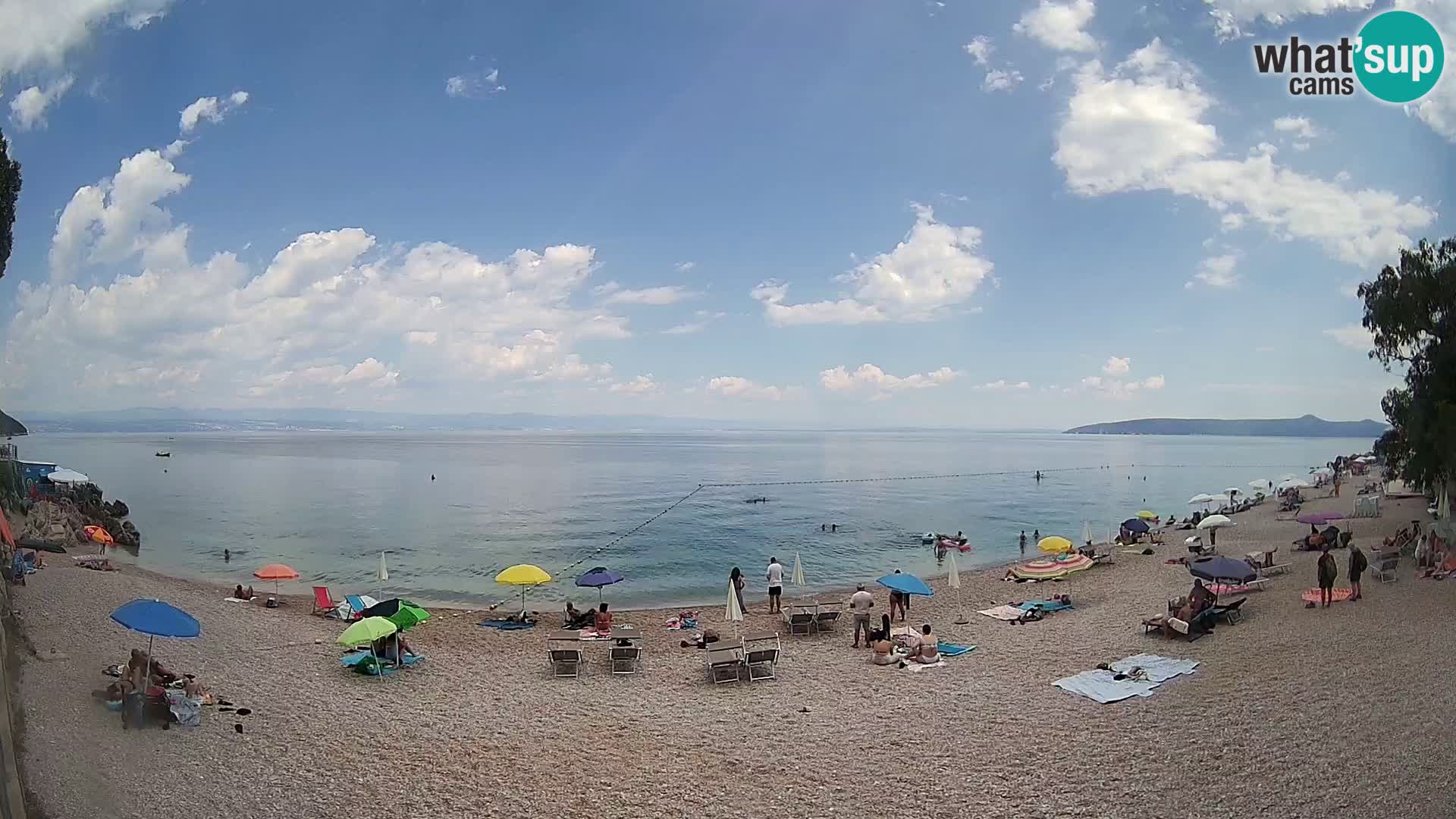 Spletna kamera plaža Sv. Ivan | Mošćenička Draga