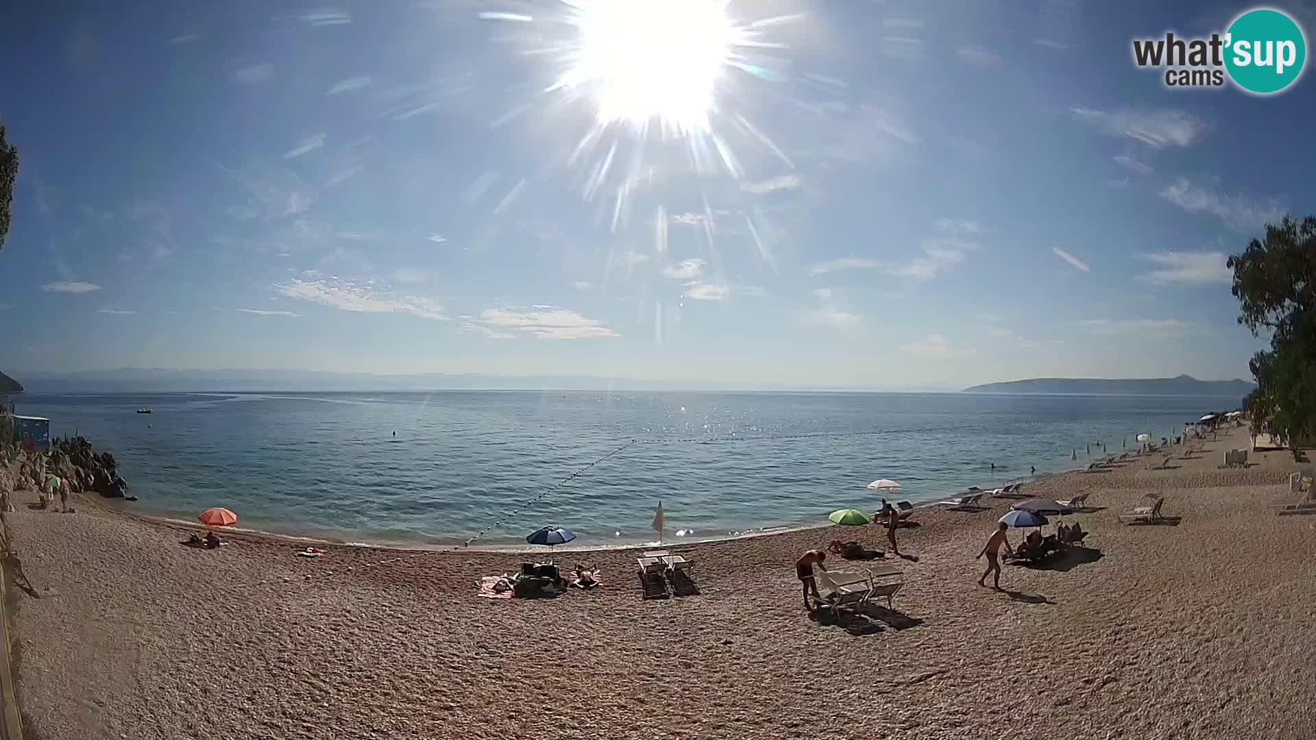 Webcam playa Sv. Ivan | Mošćenička Draga