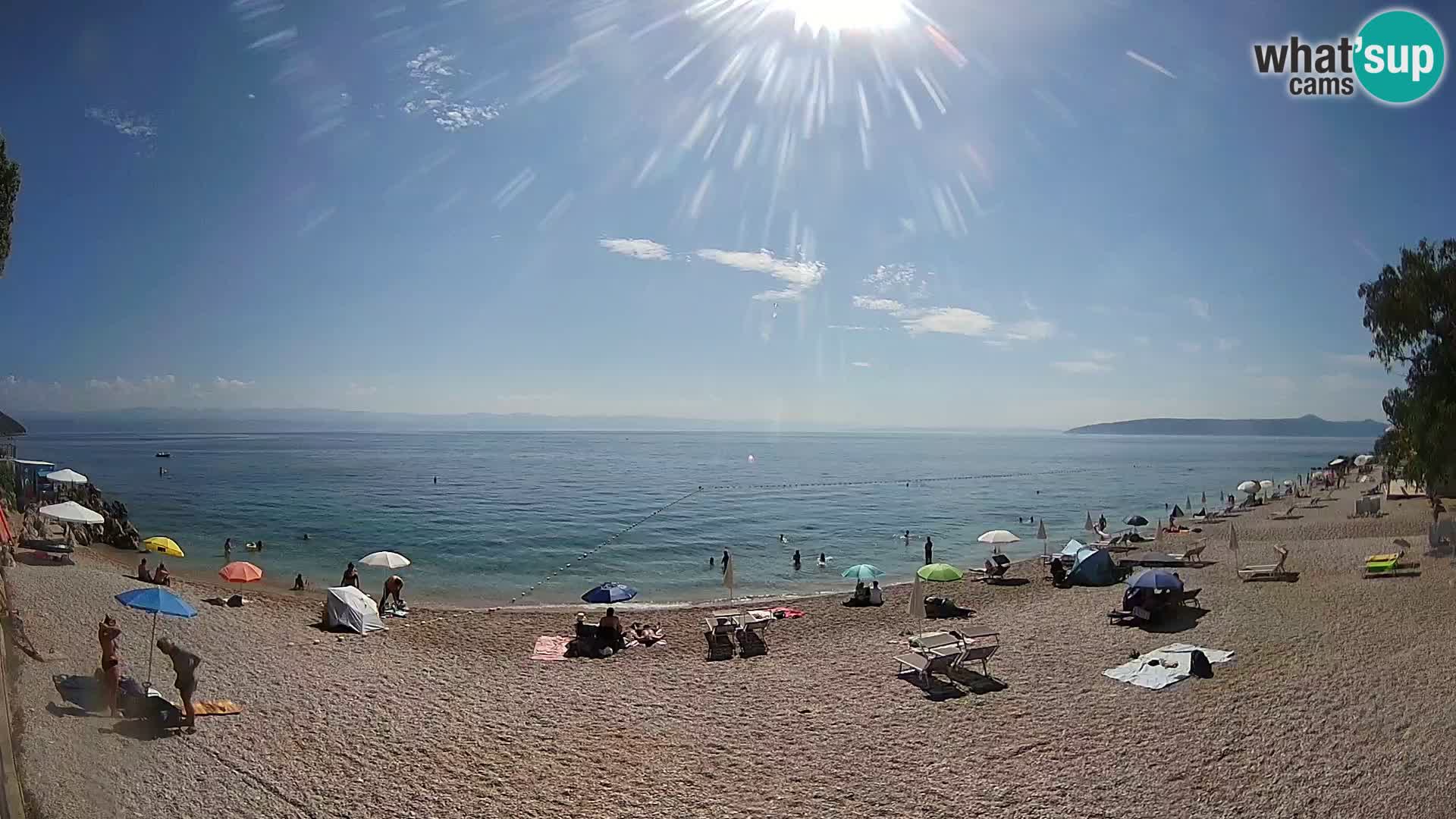 Spletna kamera plaža Sv. Ivan | Mošćenička Draga