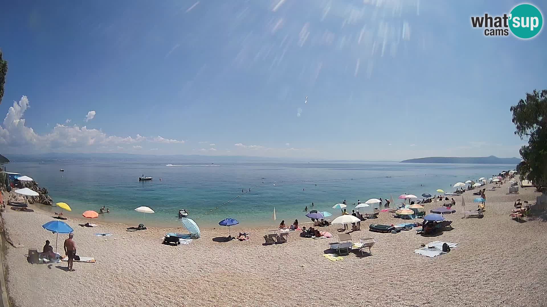 Spletna kamera plaža Sv. Ivan | Mošćenička Draga