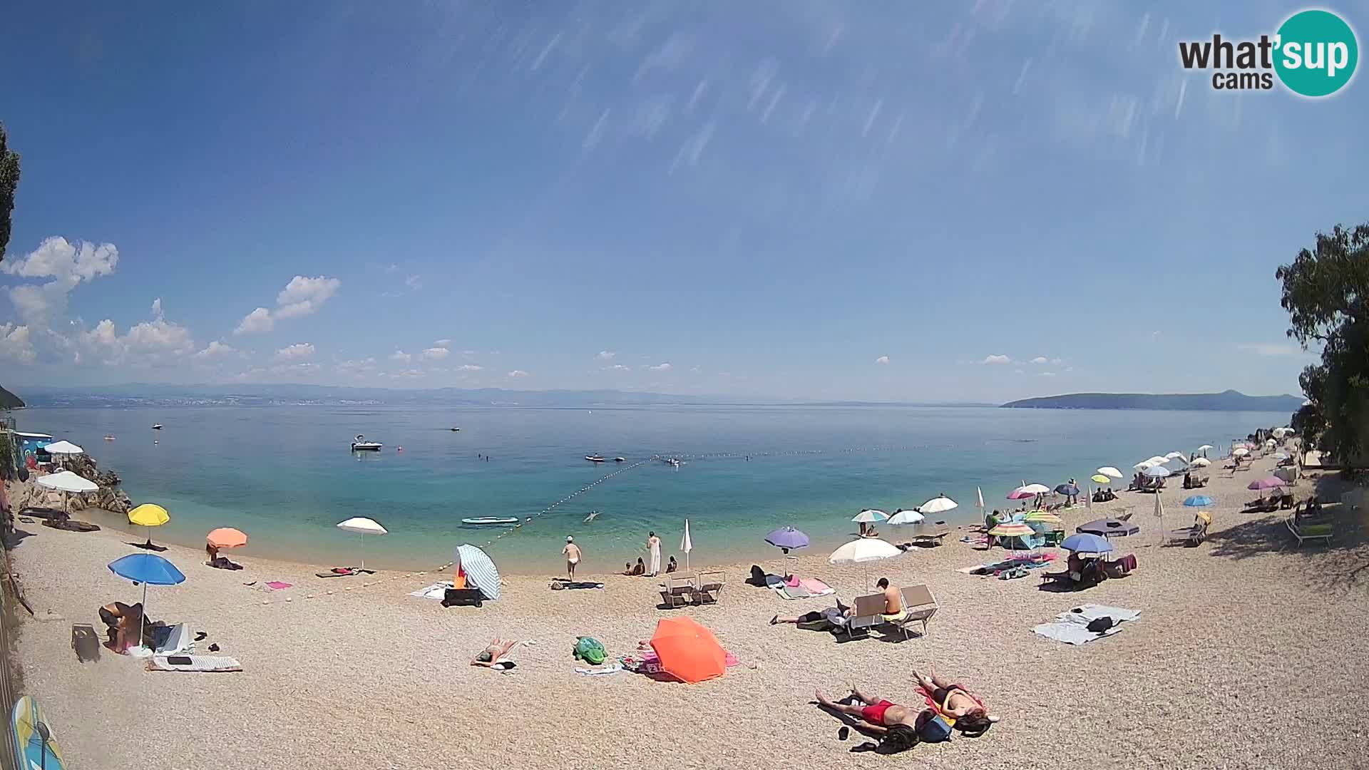Webcam spiaggia Sv. Ivan | Draga di Moschiena