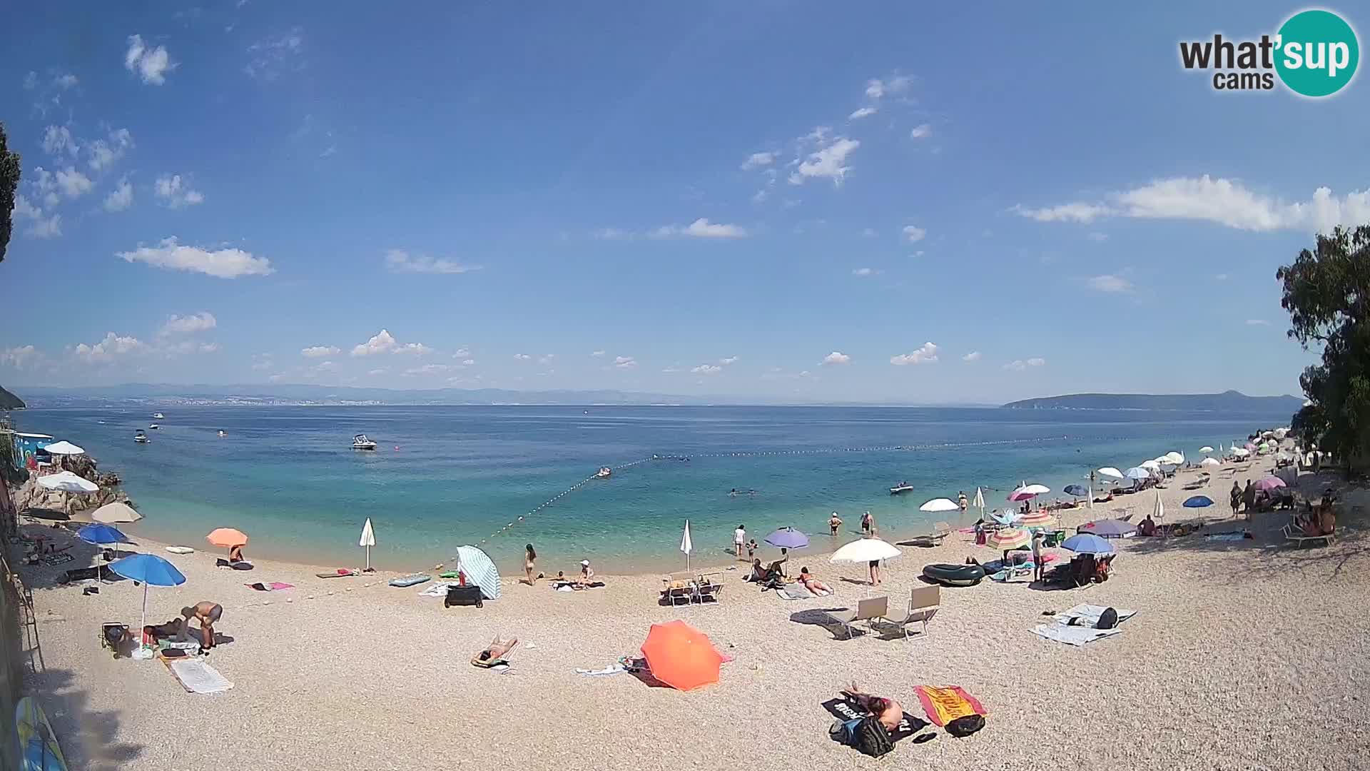 Webcam spiaggia Sv. Ivan | Draga di Moschiena