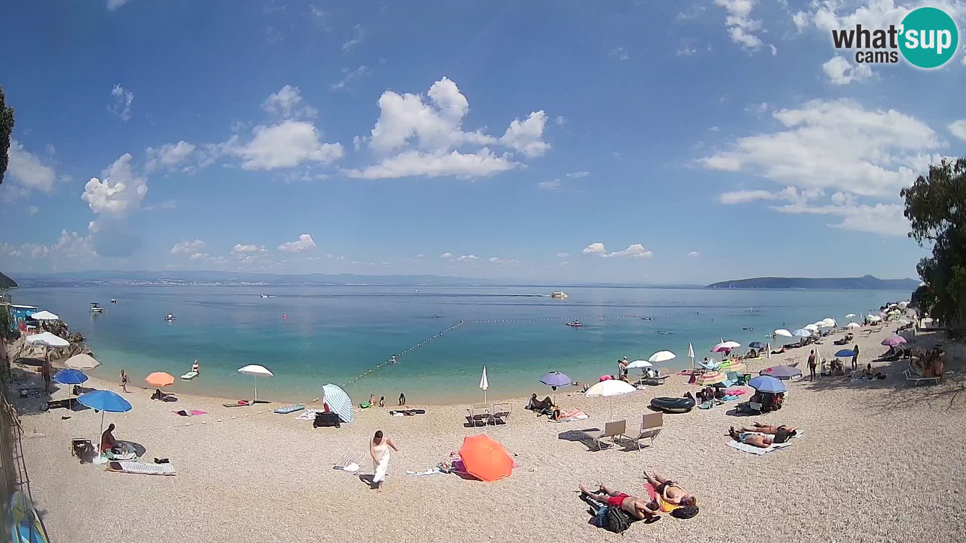 Webcam spiaggia Sv. Ivan | Draga di Moschiena