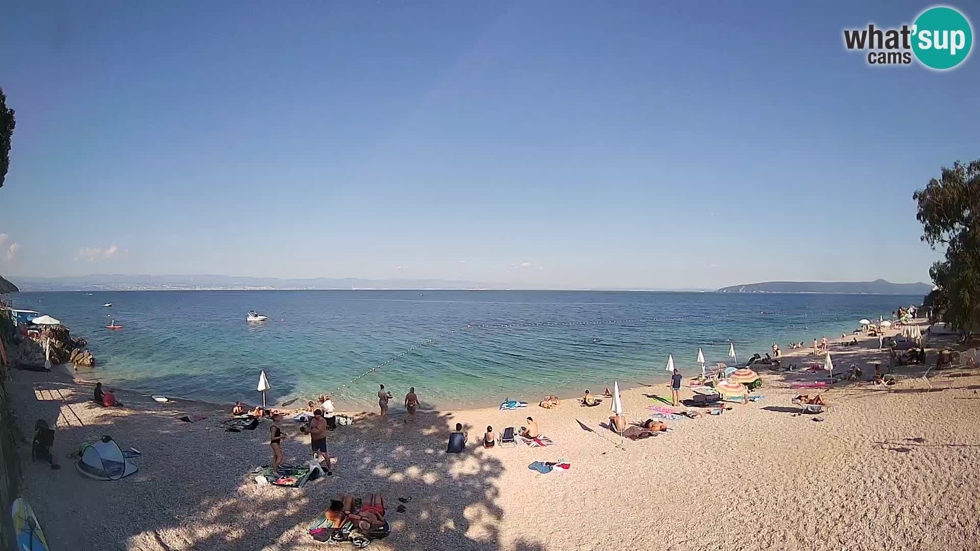 Webcam spiaggia Sv. Ivan | Draga di Moschiena