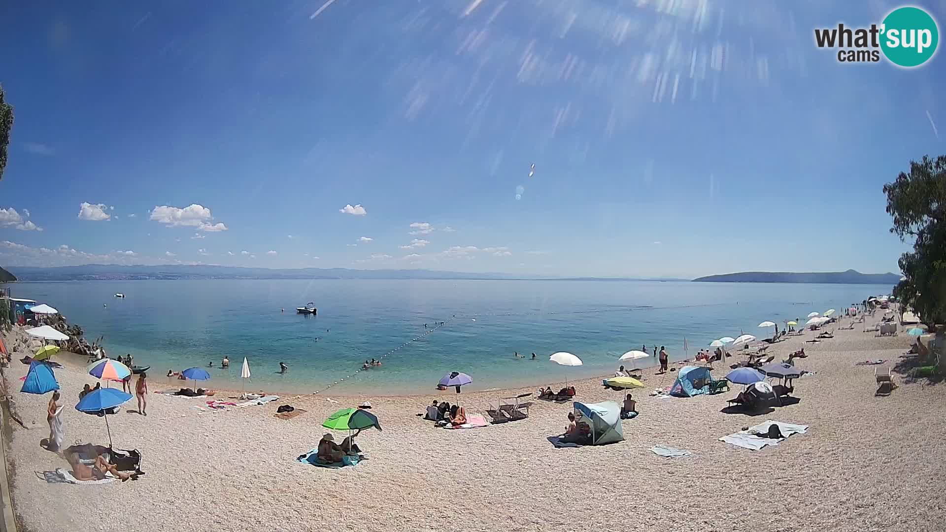 Webcam Sv. Ivan beach | Mošćenička Draga