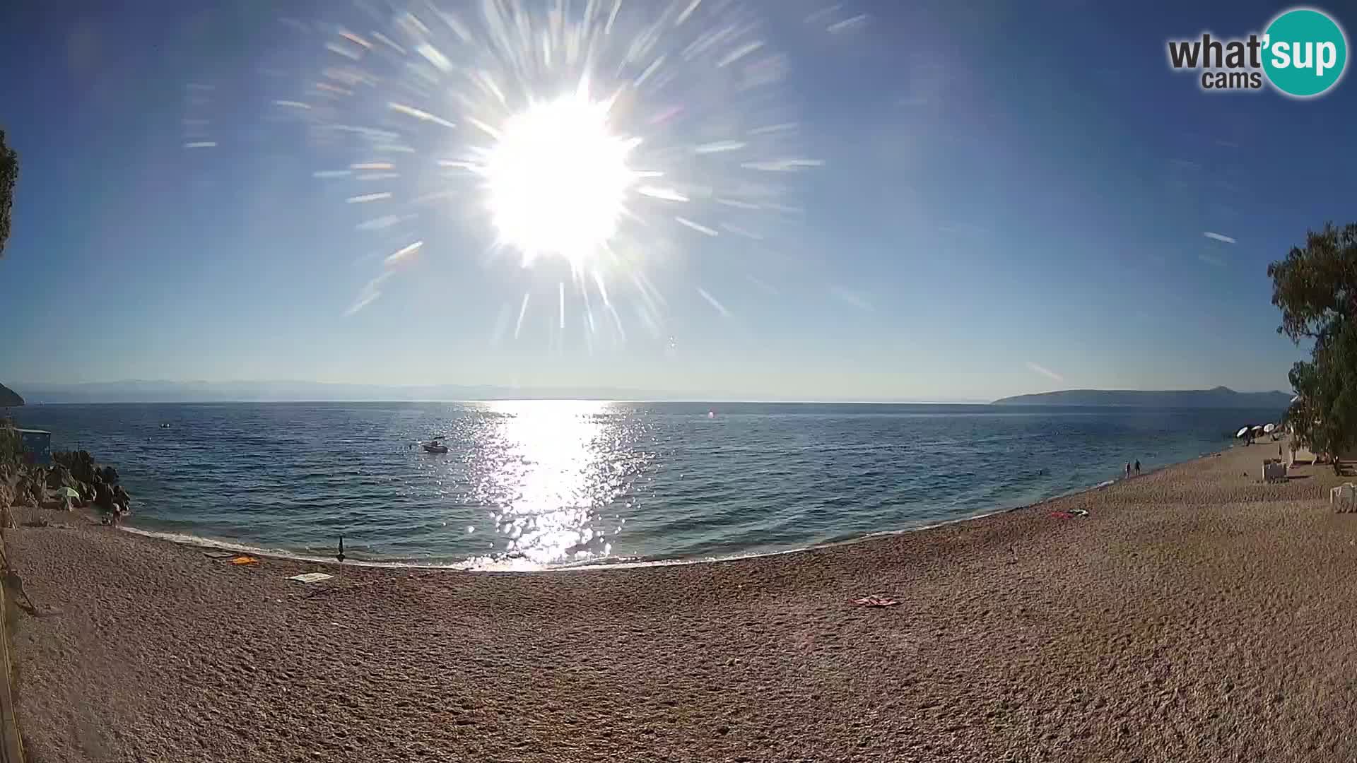 Webcam Sv. Ivan beach | Mošćenička Draga