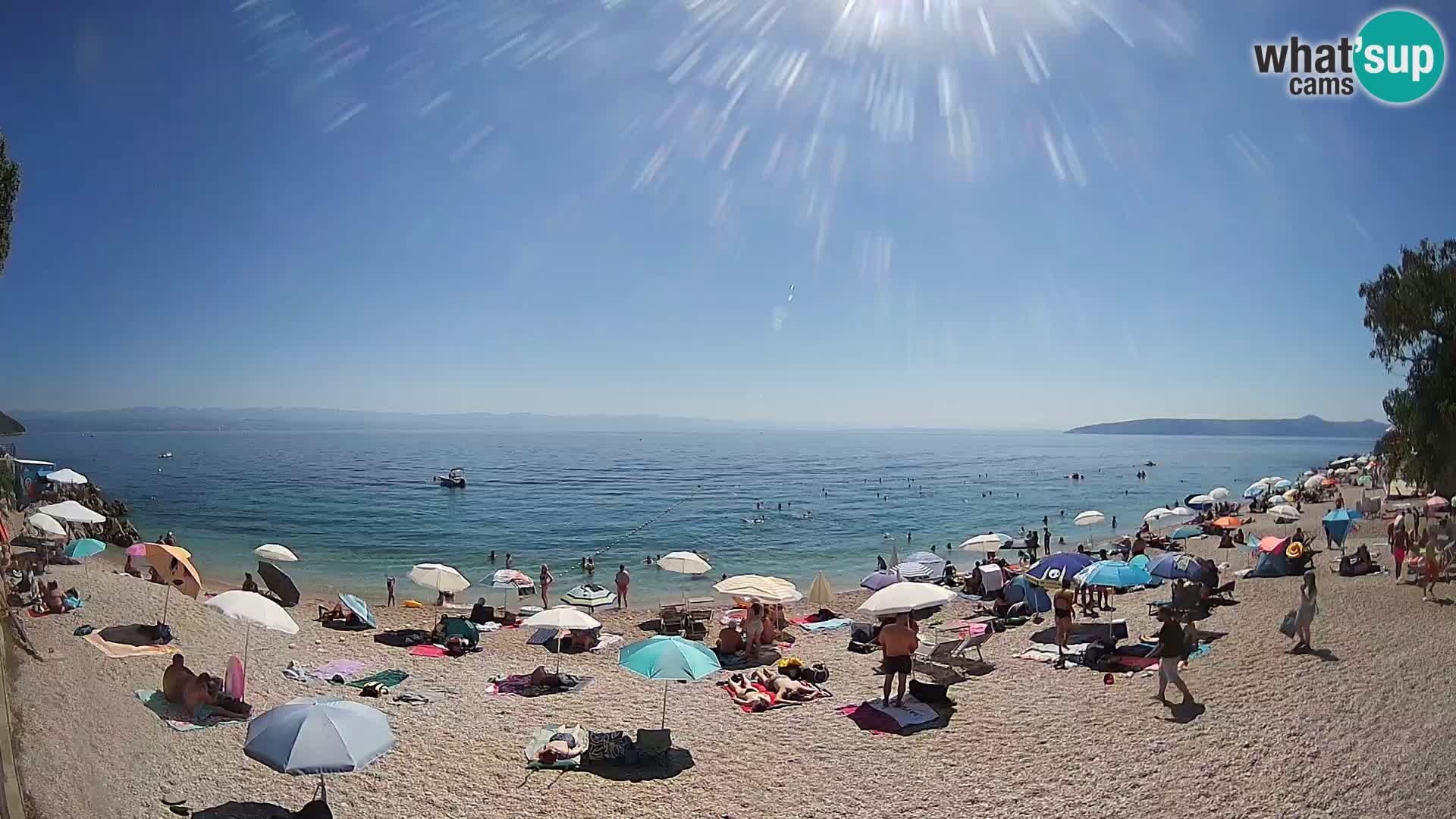 Spletna kamera plaža Sv. Ivan | Mošćenička Draga