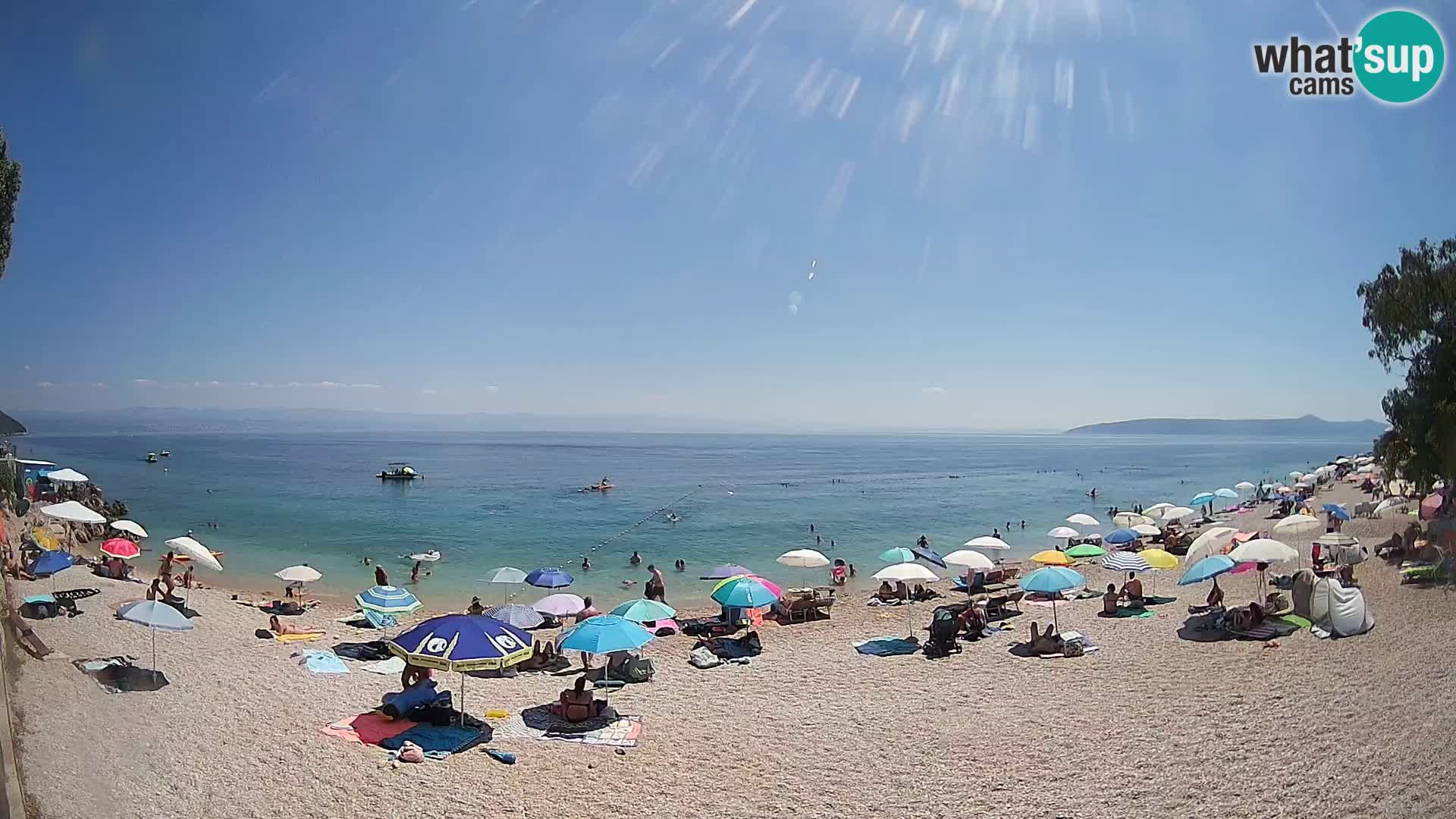 Webcam spiaggia Sv. Ivan | Draga di Moschiena
