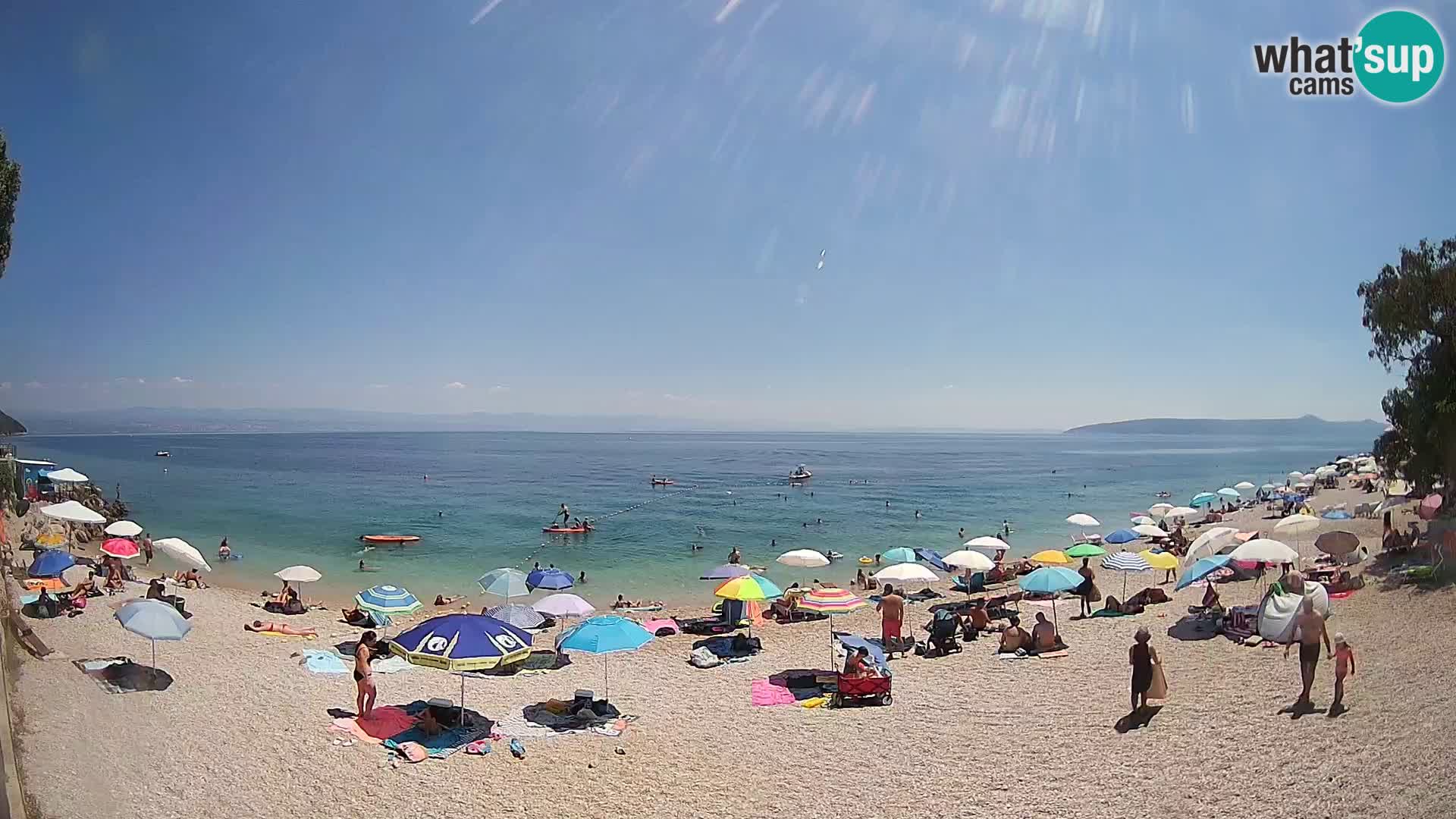 Webcam Sv. Ivan beach | Mošćenička Draga