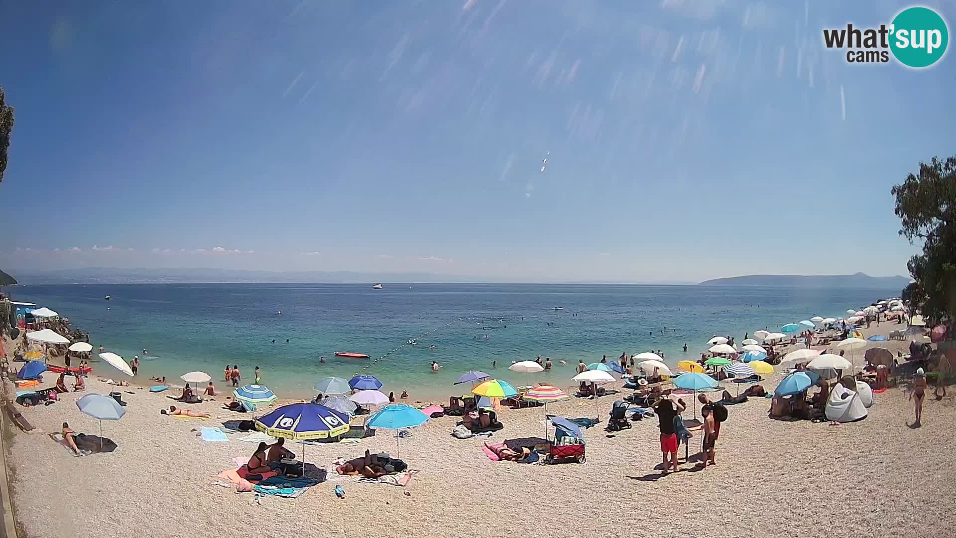 Webcam spiaggia Sv. Ivan | Draga di Moschiena