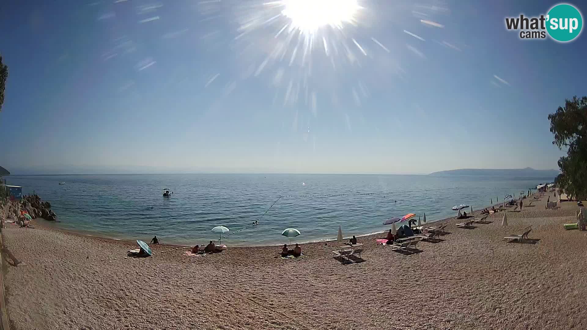 Webcam spiaggia Sv. Ivan | Draga di Moschiena
