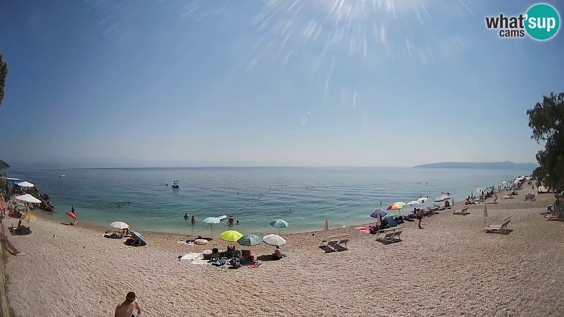Webcam spiaggia Sv. Ivan | Draga di Moschiena