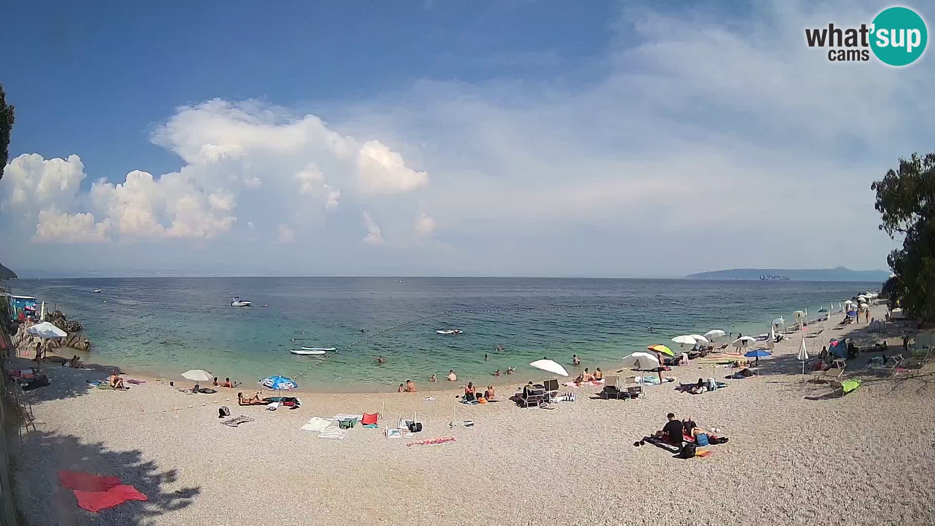 Webcam Sv. Ivan beach | Mošćenička Draga