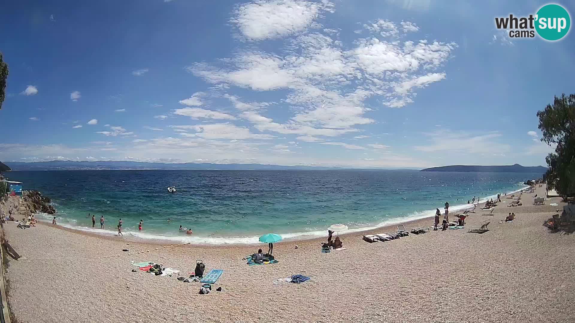 Webcam spiaggia Sv. Ivan | Draga di Moschiena