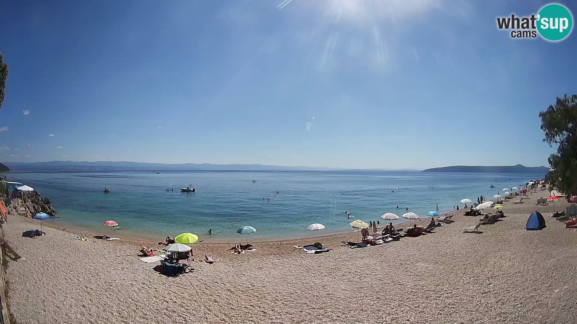 Spletna kamera plaža Sv. Ivan | Mošćenička Draga