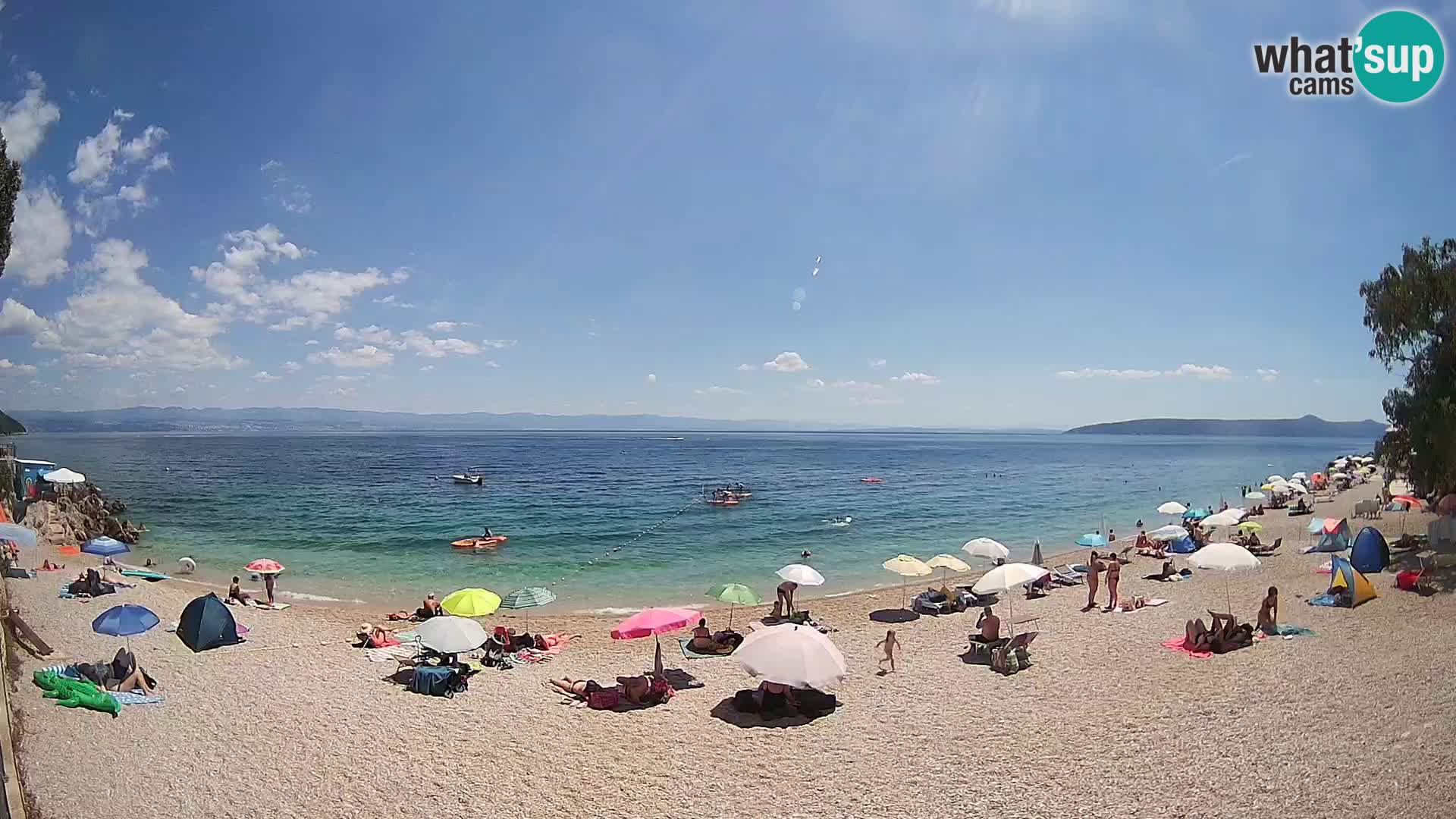 Spletna kamera plaža Sv. Ivan | Mošćenička Draga