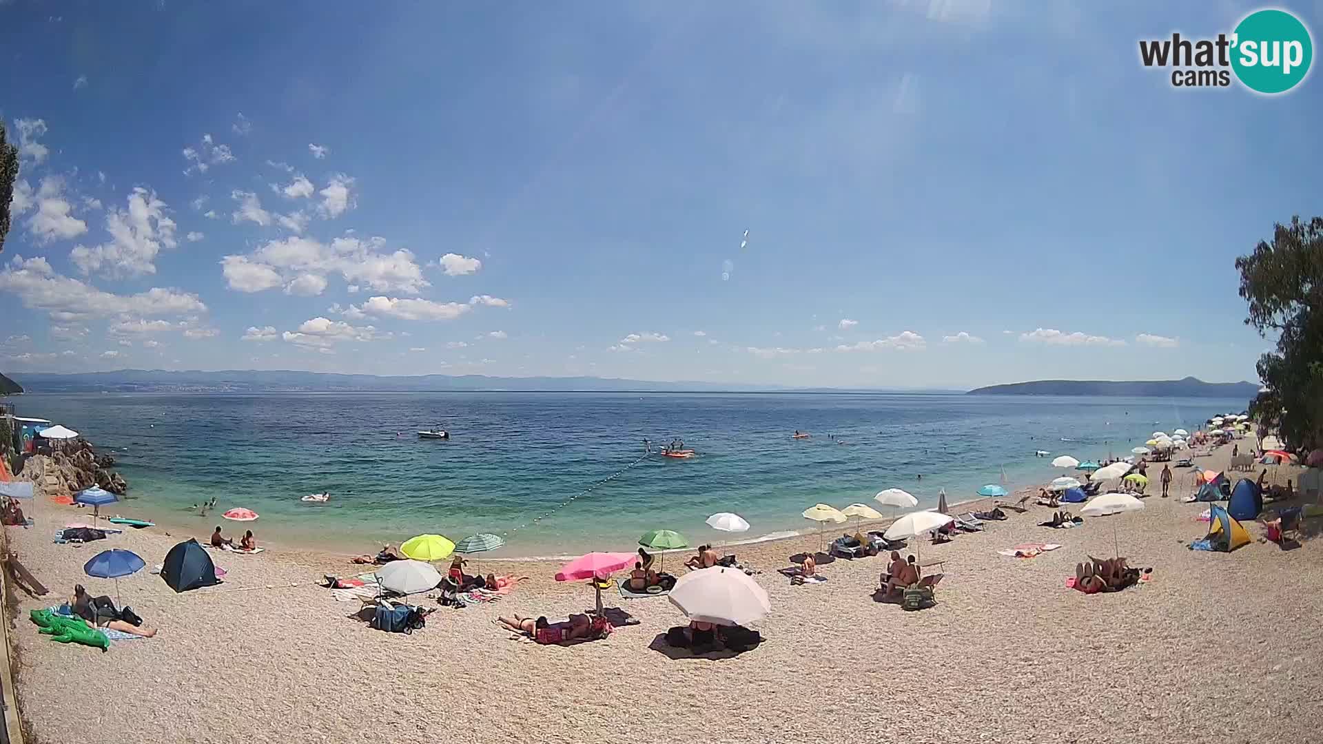 Webcam Sv. Ivan beach | Mošćenička Draga