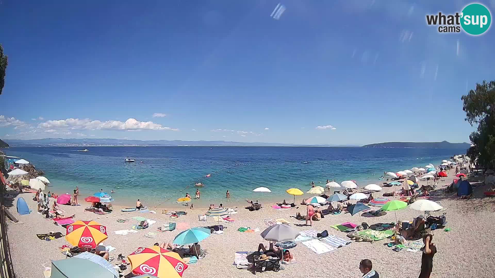 Webcam Sv. Ivan beach | Mošćenička Draga