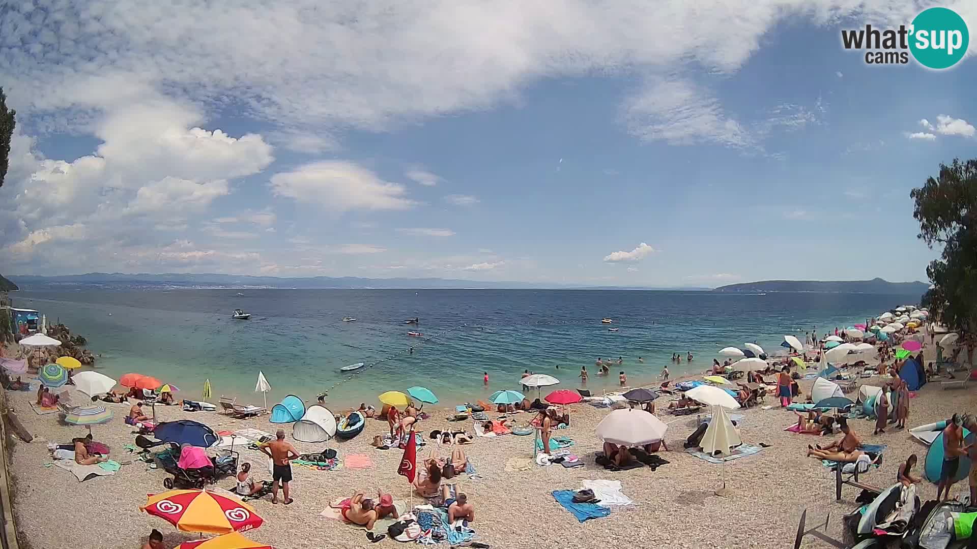 Webcam spiaggia Sv. Ivan | Draga di Moschiena