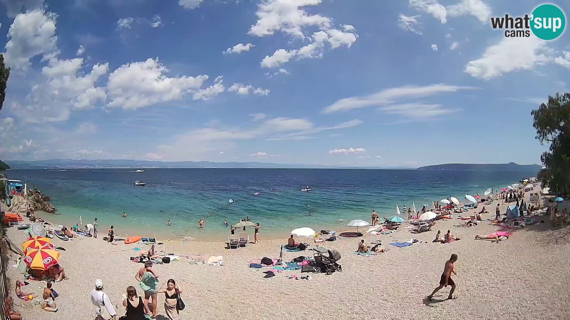 Webcam Sv. Ivan beach | Mošćenička Draga