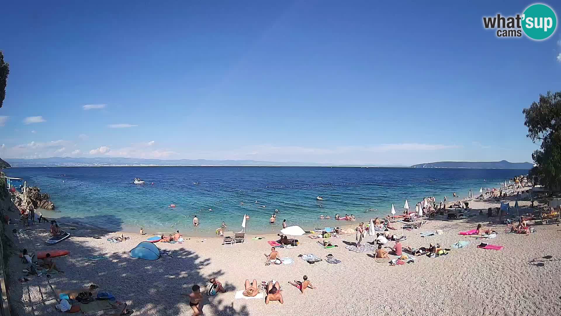 Webcam spiaggia Sv. Ivan | Draga di Moschiena