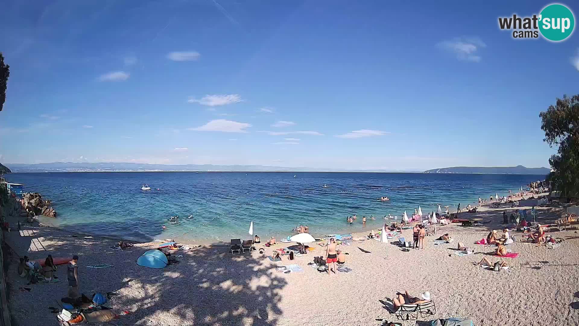 Webcam spiaggia Sv. Ivan | Draga di Moschiena