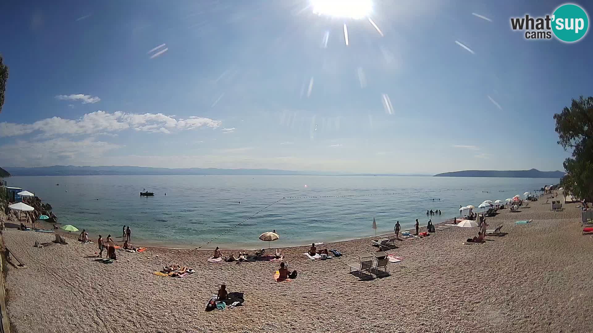 Spletna kamera plaža Sv. Ivan | Mošćenička Draga