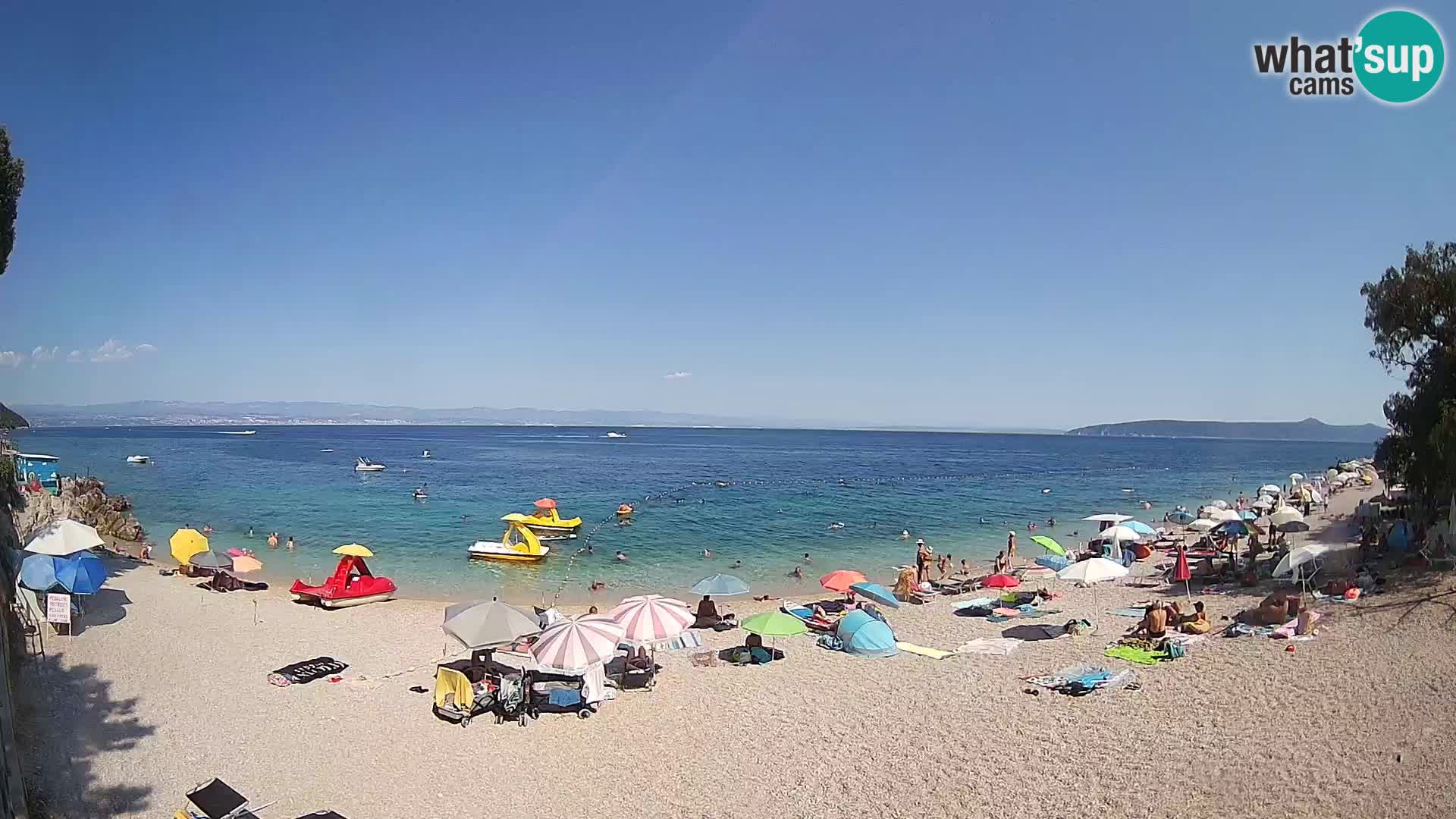 Spletna kamera plaža Sv. Ivan | Mošćenička Draga