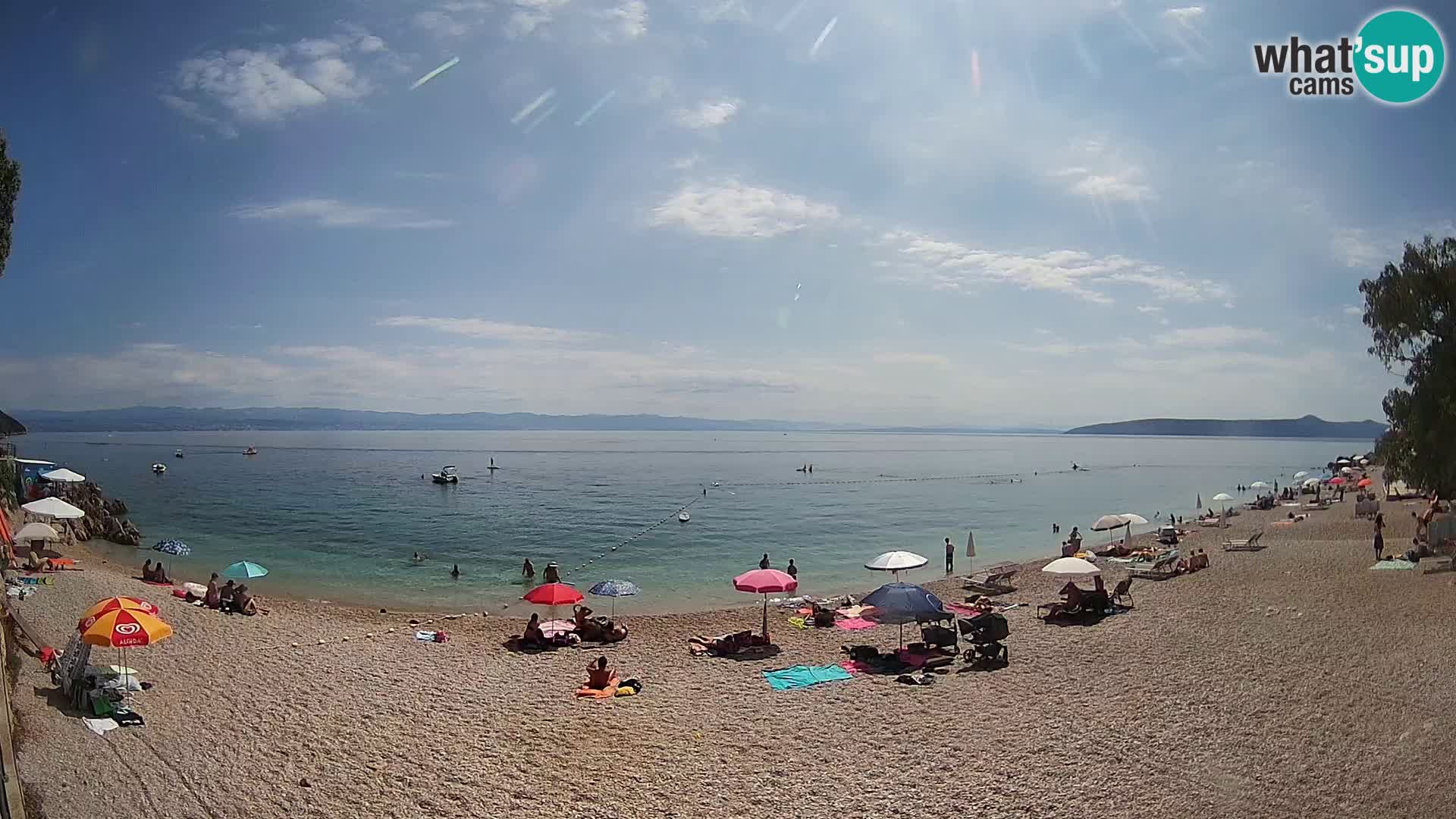 Spletna kamera plaža Sv. Ivan | Mošćenička Draga