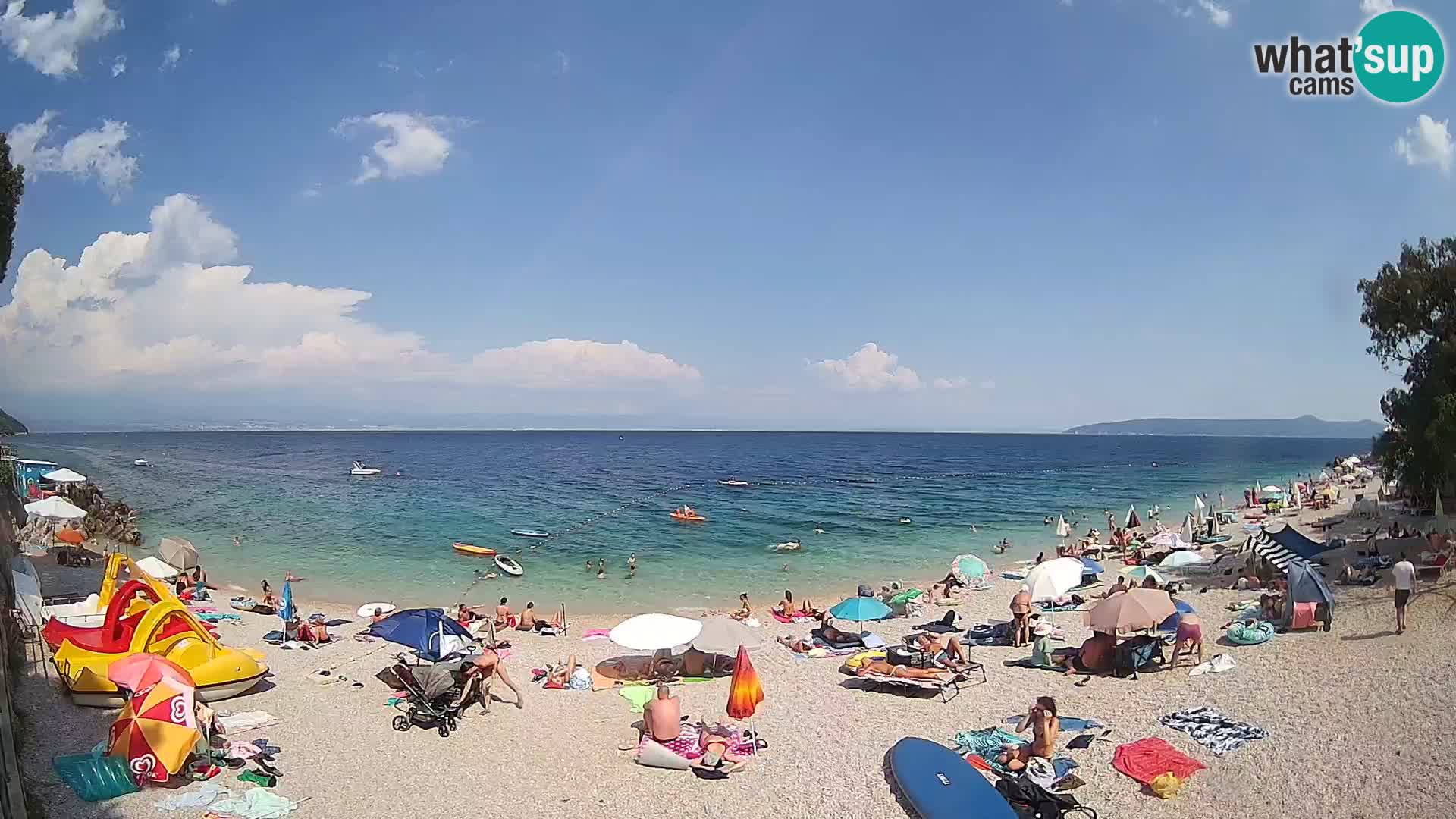 Webcam Sv. Ivan beach | Mošćenička Draga