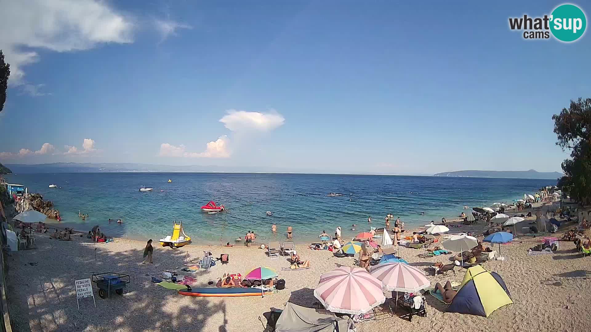 Webcam playa Sv. Ivan | Mošćenička Draga