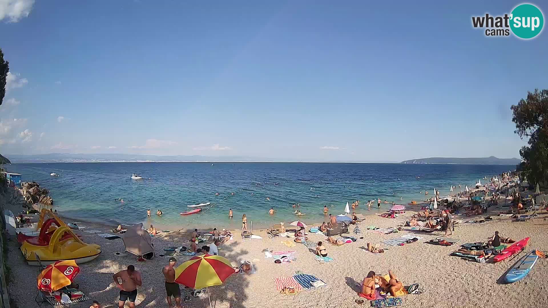 Livecam plage Sv. Ivan | Mošćenička Draga