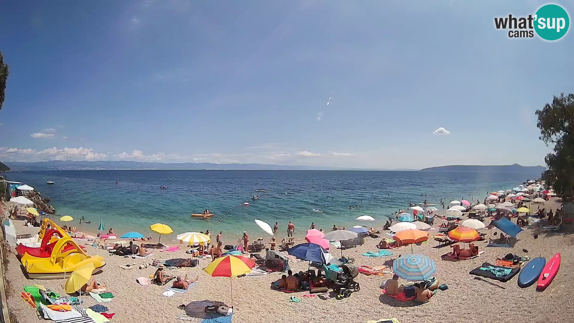 Webcam spiaggia Sv. Ivan | Draga di Moschiena
