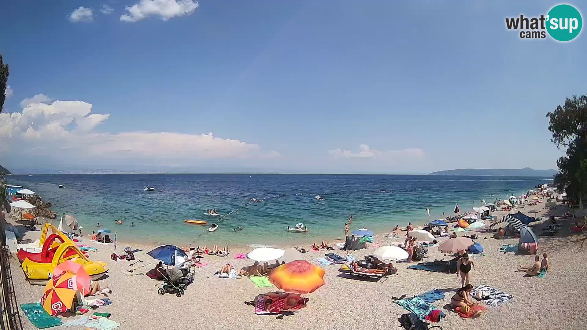 Webcam spiaggia Sv. Ivan | Draga di Moschiena