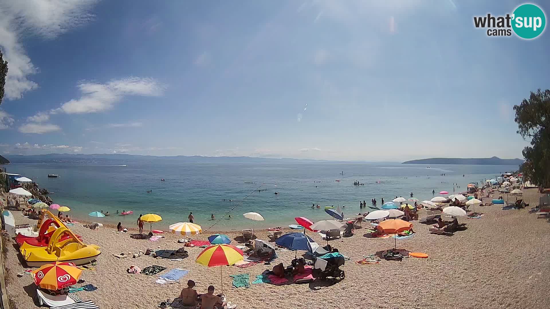 Webcam spiaggia Sv. Ivan | Draga di Moschiena