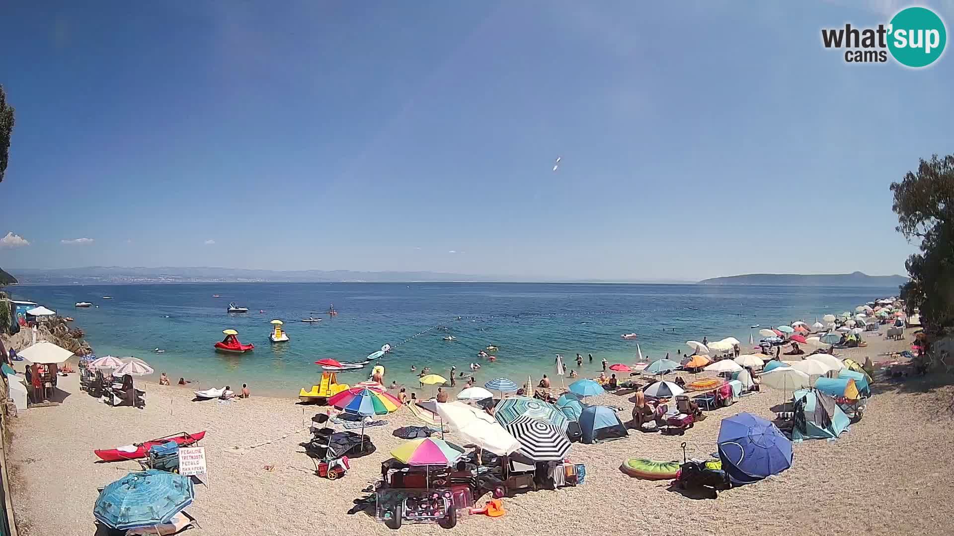 Webcam spiaggia Sv. Ivan | Draga di Moschiena