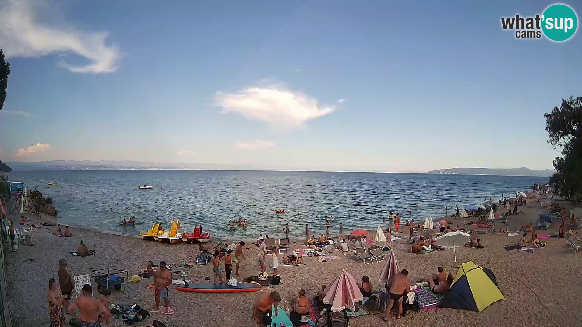 Spletna kamera plaža Sv. Ivan | Mošćenička Draga