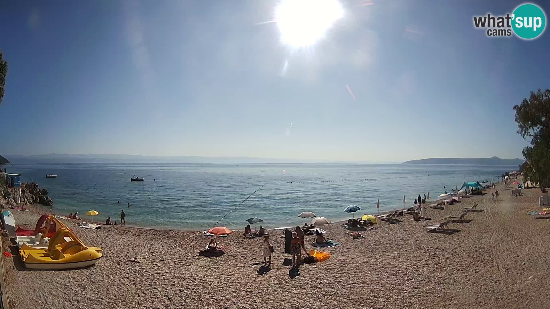 Livecam plage Sv. Ivan | Mošćenička Draga
