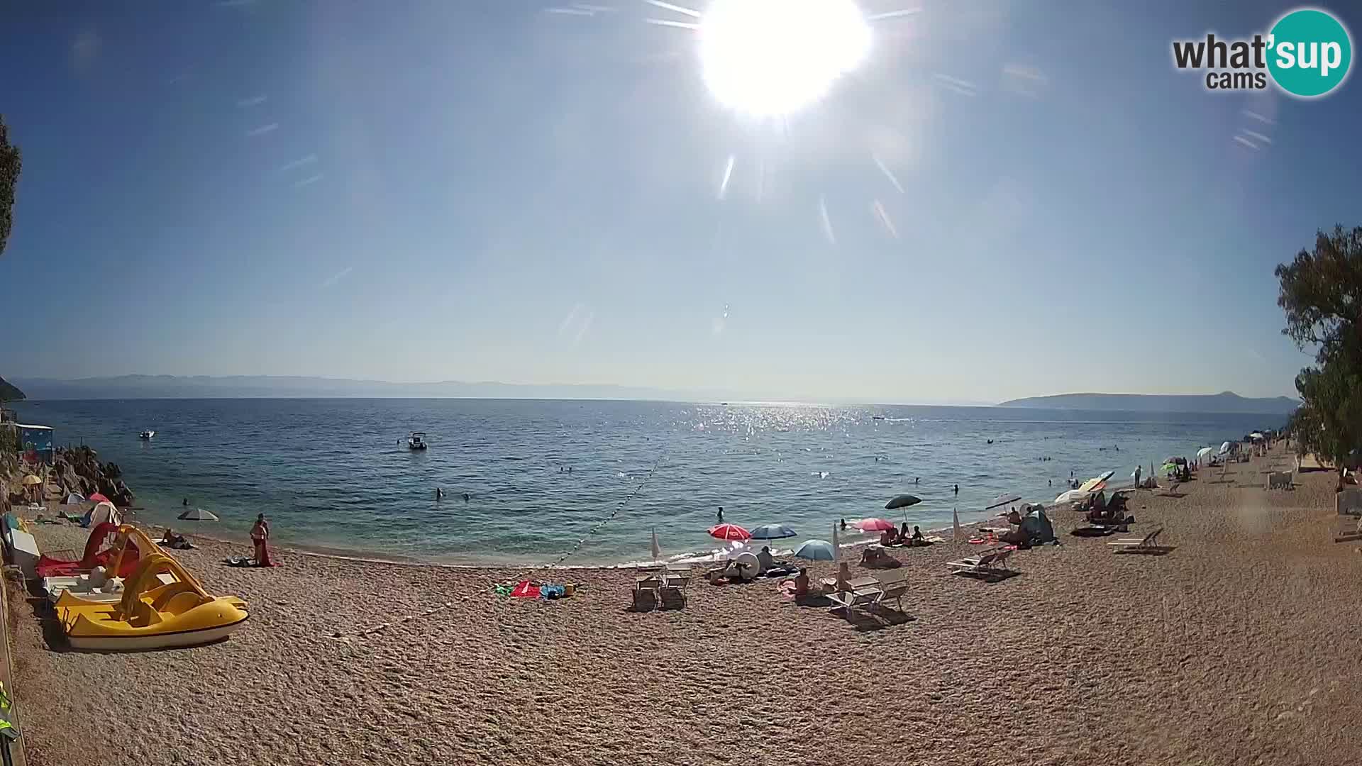 Webcam spiaggia Sv. Ivan | Draga di Moschiena